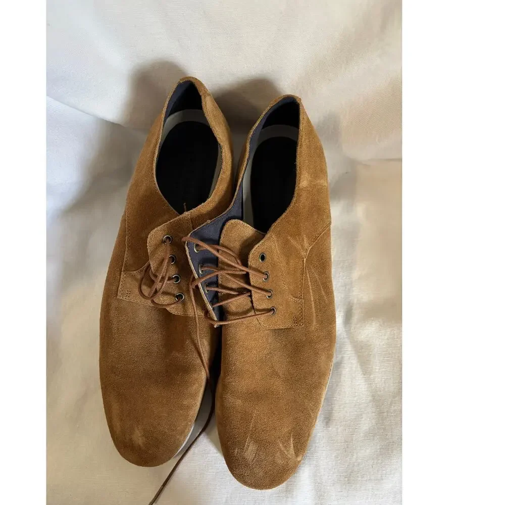 Cole Haan Brow Suede Leather Shoes Mens Size 15W New